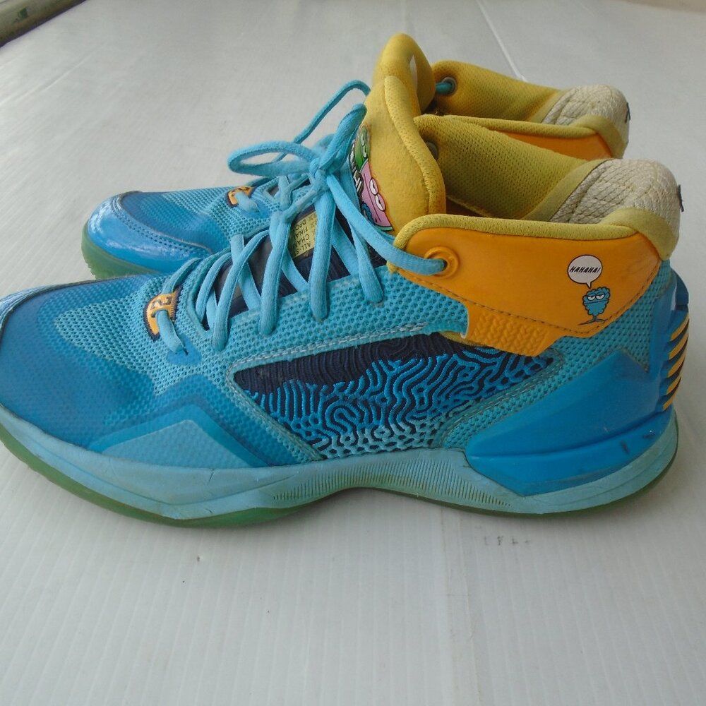 New Balance Kawhi Leonard Jolly Rancher Sneakers Mens Size 9.5 Blue/Orange